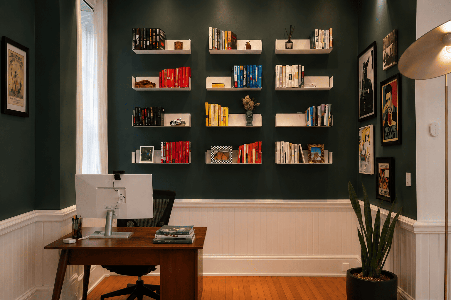 Floating bookshelf ideas: 15 wall compositions worth borrowing